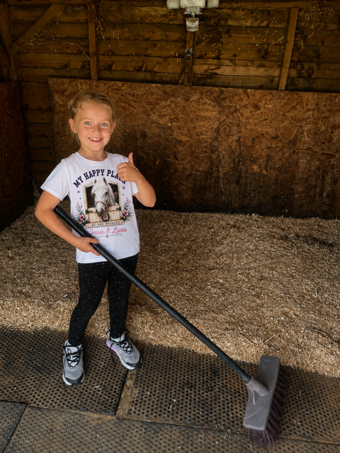Personalised My Happy Place Pony T-Shirt