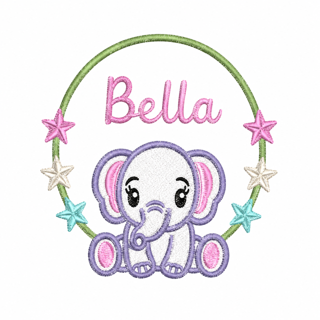 Personalised Plain Front Embroidered Babygrow