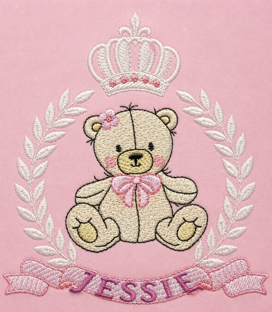 Personalised Plain Front Embroidered Babygrow