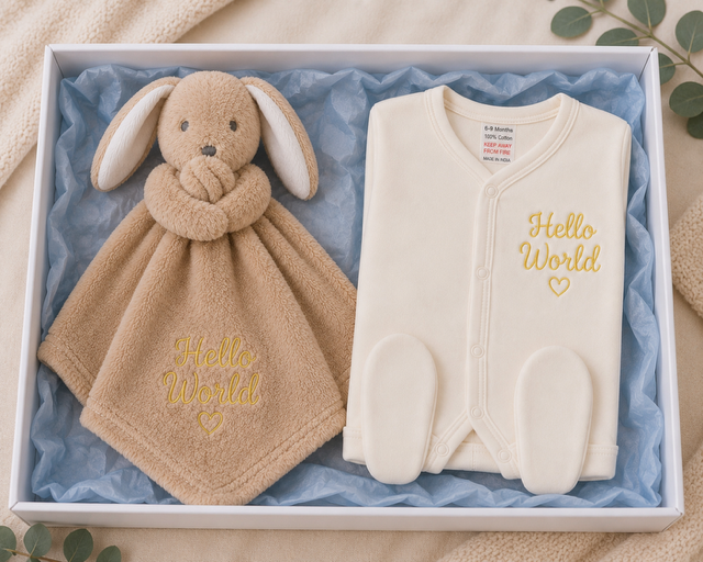 Personalised Baby Gift Set