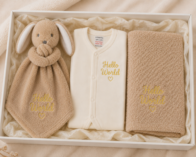 Personalised Baby Gift Set