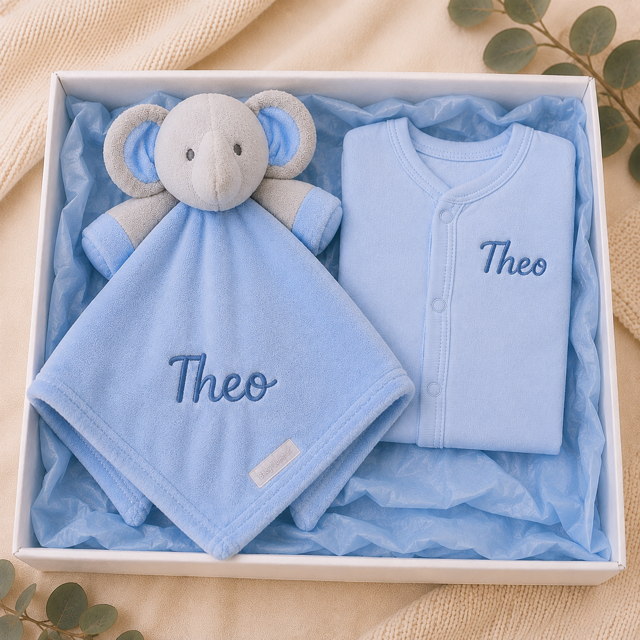 Personalised Baby Gift Set