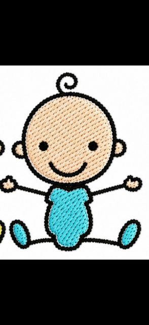Personalised Front Popper Embroidered Babygrow